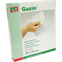GAZIN Mullkomp.10x10 cm steril 8fach