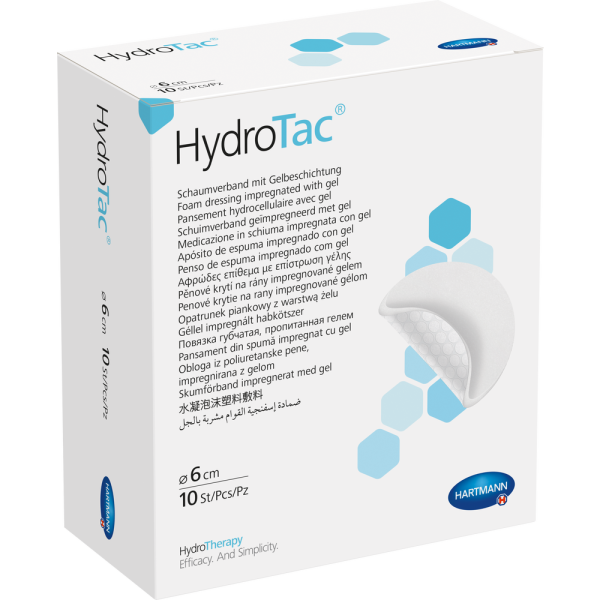 HYDROTAC Schaumverband 6 cm rund steril