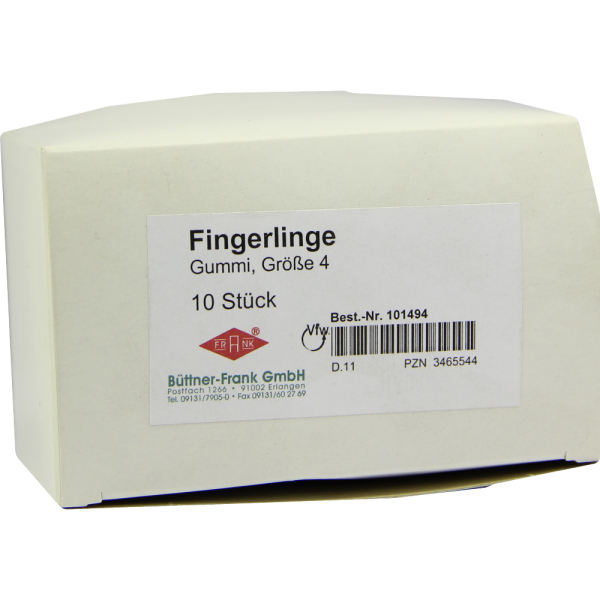 FINGERLING Gummi Gr.4 transparent