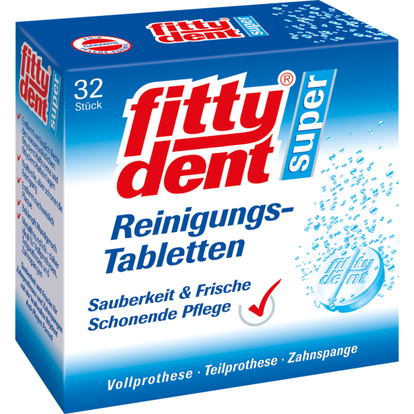 FITTYDENT super Reinigungstabletten