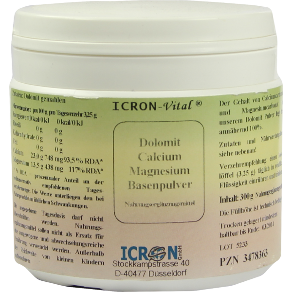 DOLOMIT Calcium Magnes.Basen Pulver Icron Vital