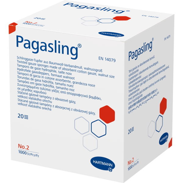 PAGASLING Mulltupfer Gr.2 walnussgroß unsteril