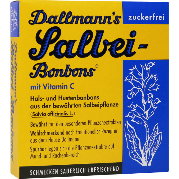 DALLMANNS Salbei Bonbons zuckerfrei