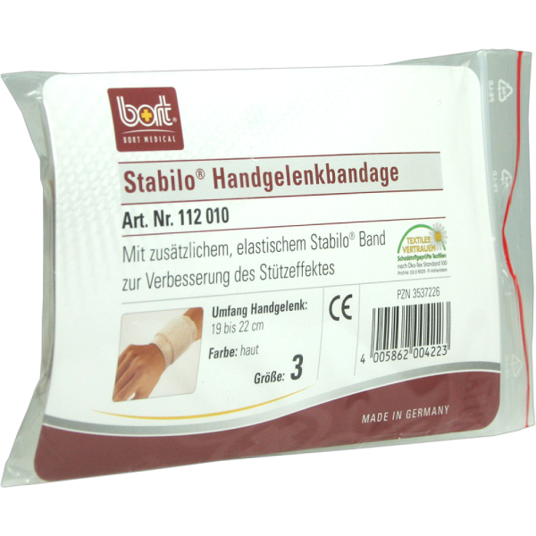 BORT Stabilo Handgelenkbandage Gr.3 haut