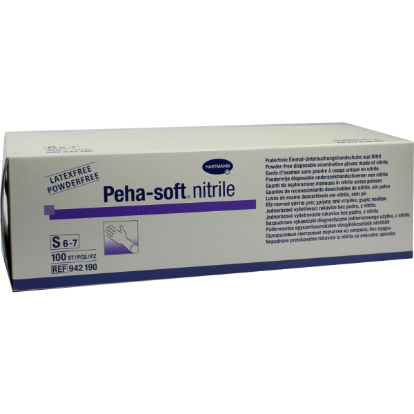 PEHA-SOFT nitrile Unt.Handsch.unste.puderfrei S