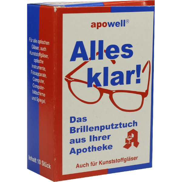 BRILLENPUTZTÜCHER Alles Klar