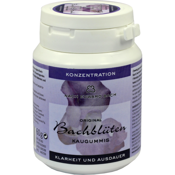 KONZENTRATION Kaugummi nach Dr.Bach