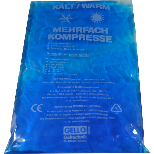 KALT-WARM Mehrfachkompresse 16x26 cm lose