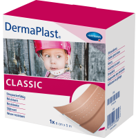 DERMAPLAST CLASSIC Wundpflaster 6 cmx5 m