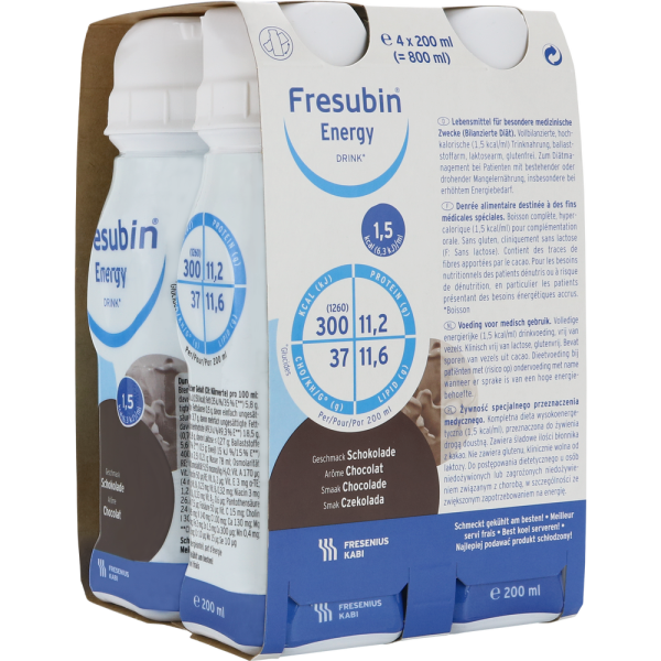 FRESUBIN ENERGY DRINK Schokolade Trinkflasche