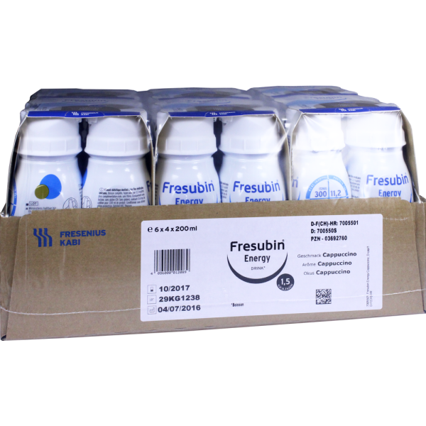 FRESUBIN ENERGY DRINK Cappuccino Trinkflasche