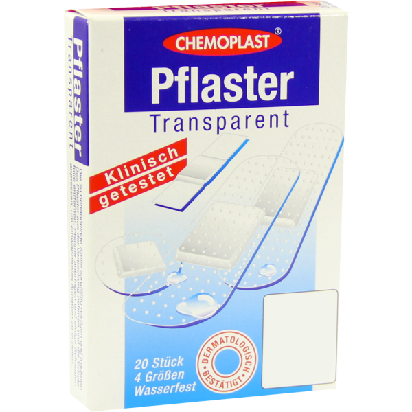 PFLASTER transparent wasserfest 4 Größen