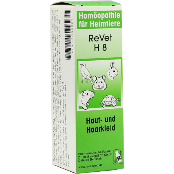 REVET H 8 Globuli f.Heimtiere