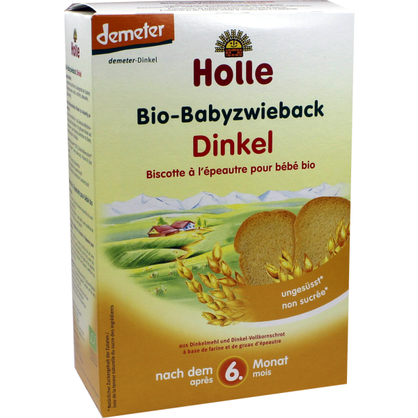 HOLLE Bio Baby Dinkel Zwieback