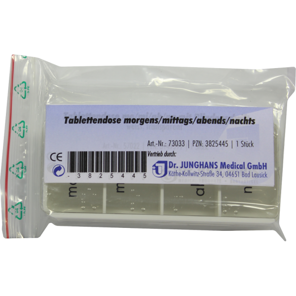 TABLETTENDOSE morgens/mittags/abends/nachts