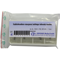 TABLETTENDOSE morgens/mittags/abends/nachts