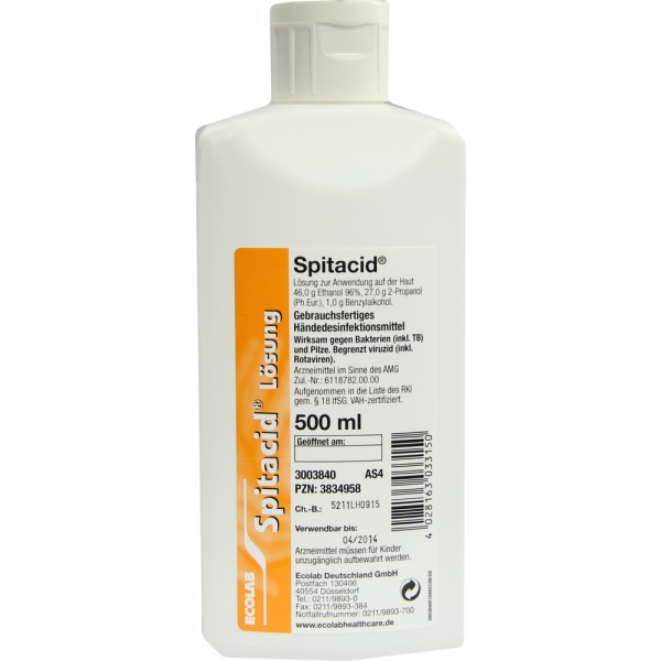 SPITACID Händedesinfektion Spenderflasche