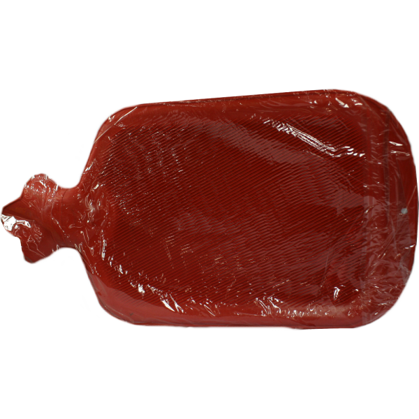 WÄRMFLASCHE Gummi 2 l Doppellamelle