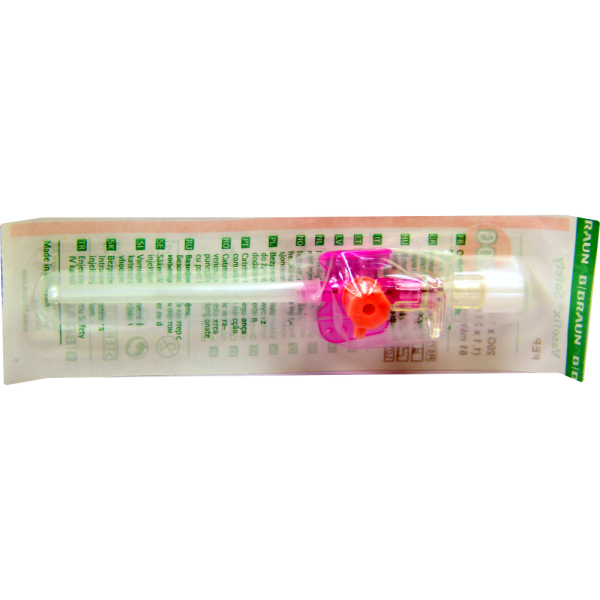 VASOFIX Safety Kanüle 20 G 1,1x33 mm rosa