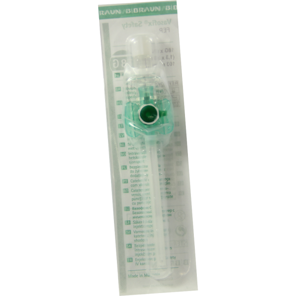 VASOFIX Safety Kanüle 18 G 1,3x33 mm grün