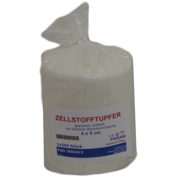 ZELLSTOFFTUPFER 4x5 cm