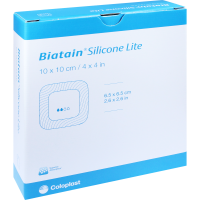 BIATAIN Silicone Lite Schaumverband 10x10 cm