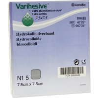 VARIHESIVE extra dünn 7,5x7,5 cm HKV hydroaktiv