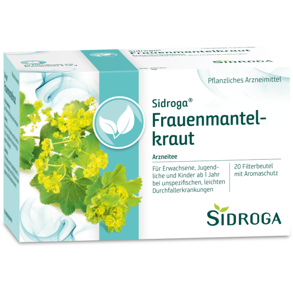 SIDROGA Frauenmantelkraut Tee Filterbeutel