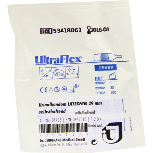 URINALKONDOM 29 mm latexfrei selbsthaftend