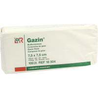 GAZIN Mullkomp.7,5x7,5 cm unsteril 12fach Op
