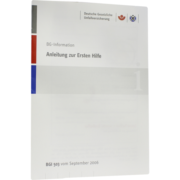 ERSTE HILFE ANLEITUNG Broschüre
