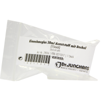 EINNEHMEGLAS graduiert Kunststoff m.Deckel