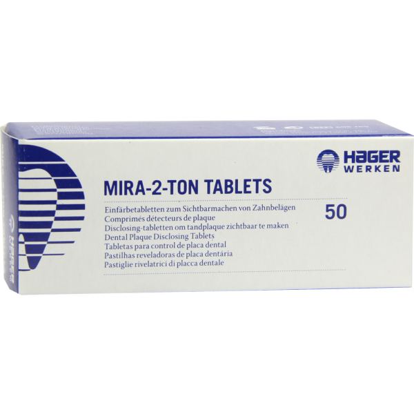 MIRA 2 Ton Plaque Einfärbe Tabletten