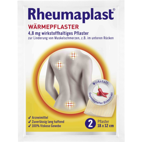 RHEUMAPLAST 4,8 mg wirkstoffhaltiges Pflaster