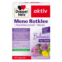 DOPPELHERZ Meno Rotklee+Nachtkerzenöl+Biotin Kaps.