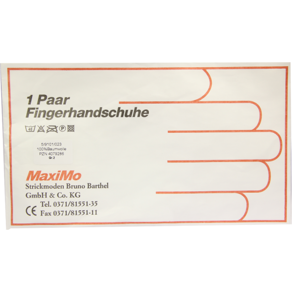 HANDSCHUHE Baumwolle Gr.2 Kinder