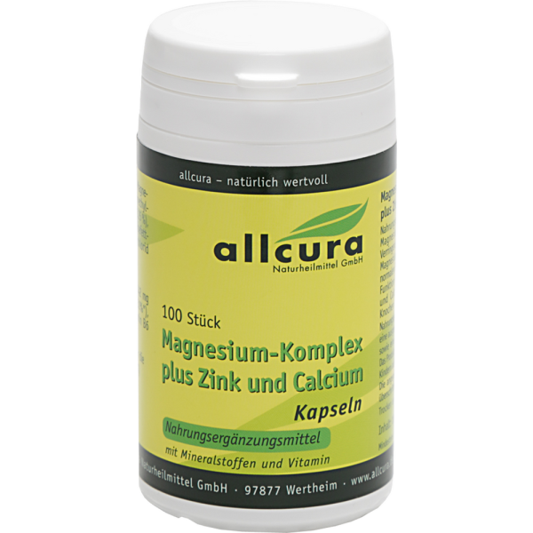 MAGNESIUM KOMPLEX m.Zink+Calcium Kapseln