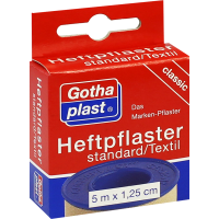 GOTHAPLAST Heftpfl.stand.1,25 cmx5 m Euroaufhänger