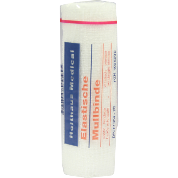 MULLBINDEN elastisch 12 cmx4 m