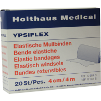 MULLBINDEN elastisch 4 cmx4 m