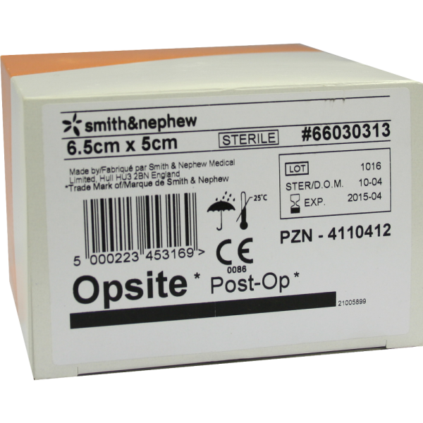 OPSITE Post-OP 5x6,5 cm Verband