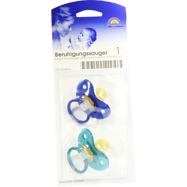 BERUHIGUNGSSAUGER Kirsche Lat.2-6 M.blau/petrol