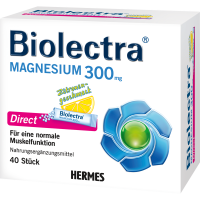 BIOLECTRA Magnesium 300 mg Direct Zitrone Sticks