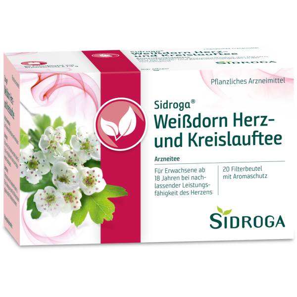 SIDROGA Weißdorn Herz- und Kreislauftee Filterb.