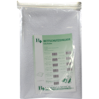 BETTSCHUTZEINLAGE Folie Frottee 90x100 cm