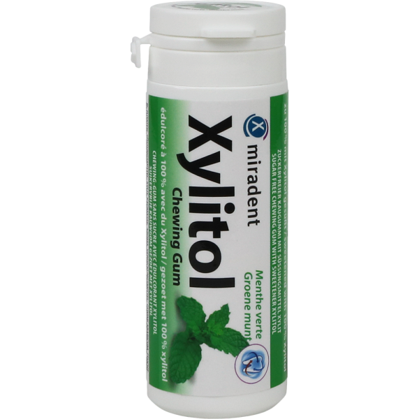 MIRADENT Xylitol Chewing Gum Spearmint