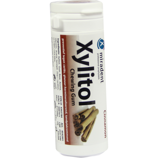 MIRADENT Xylitol Chewing Gum Zimt