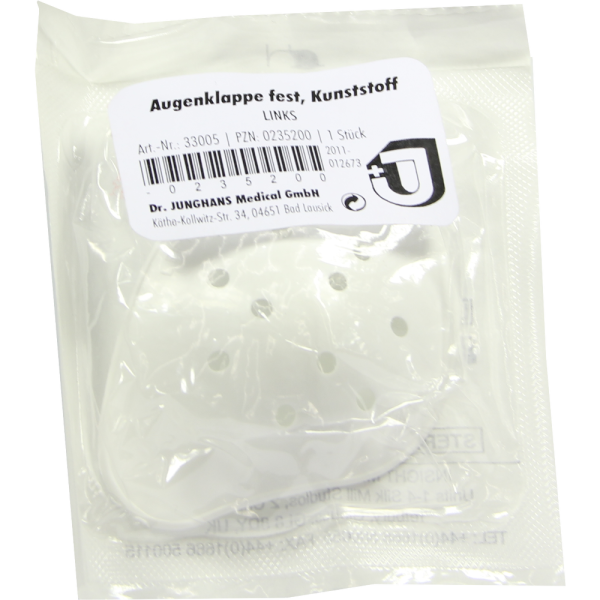 AUGENKLAPPE Kunststoff links fest
