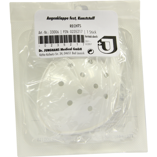 AUGENKLAPPE Kunststoff rechts fest