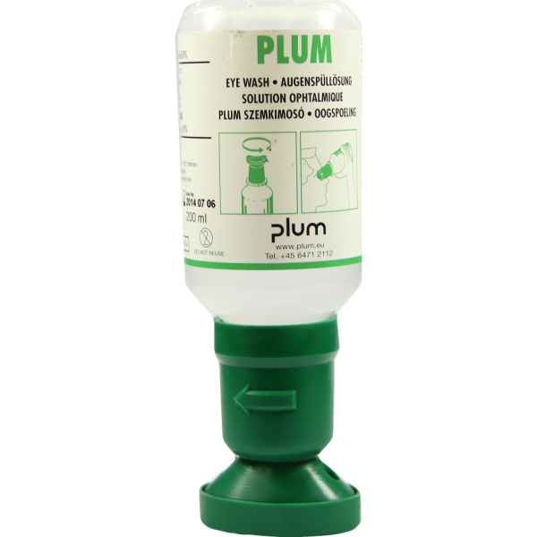 PLUM NaCl Augenspüllösung m.Augenschale